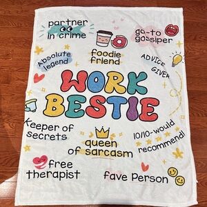 Colorful Work Bestie Blanket